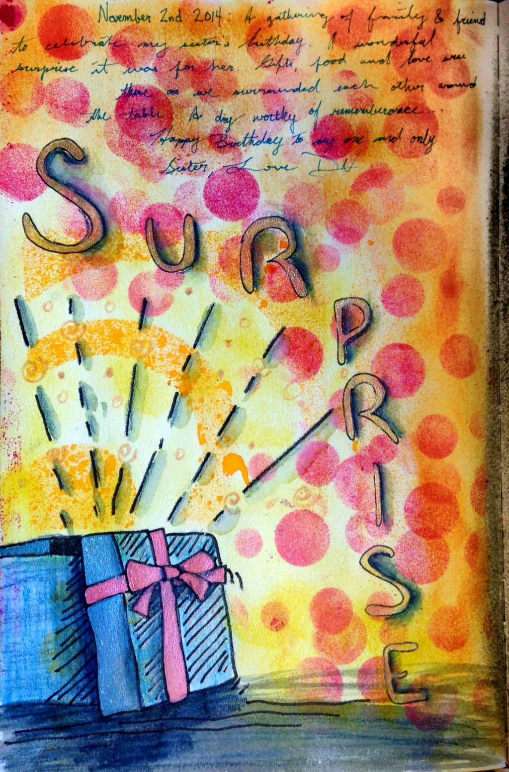 Flashback Friday: Nov. 2nd, 2014 #art #ink #mixedmedia&nbsp;#dnartcorner